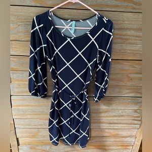 Navy/white light weight dress